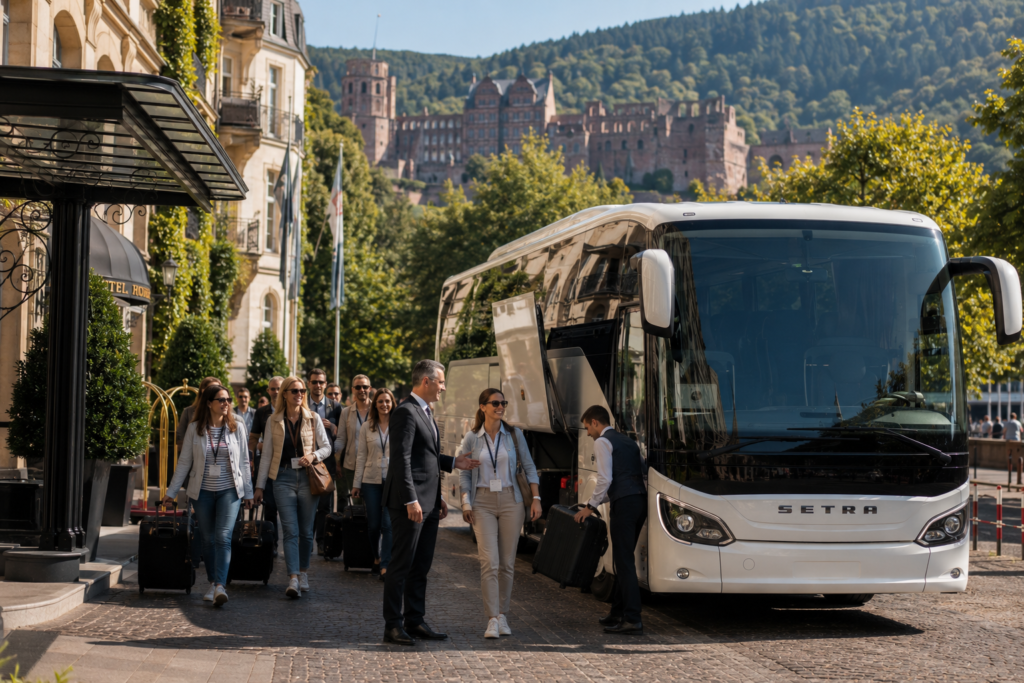 Alquiler de autocares en Heidelberg para grupos