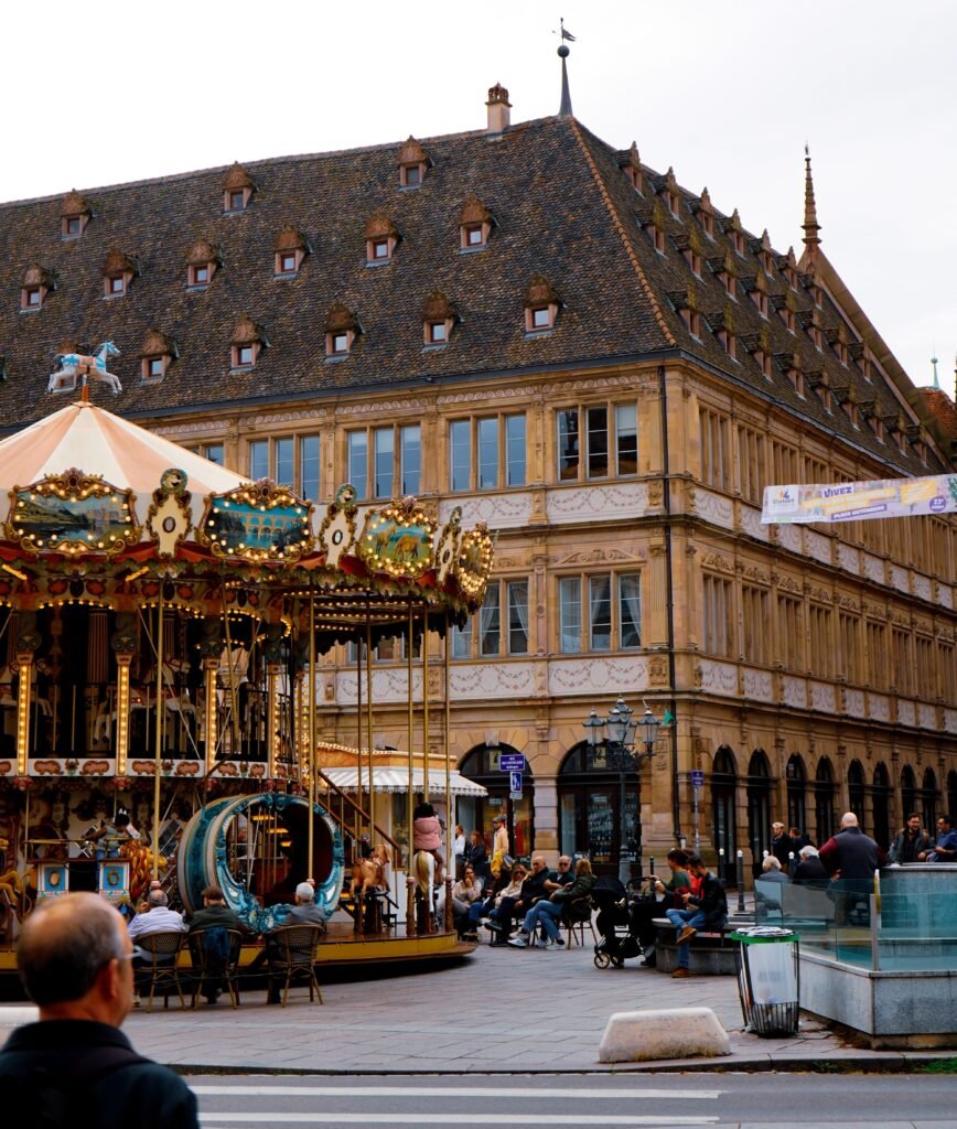 Strasbourg Christmas Market itinerary with festive stalls in the historic city centre